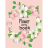 Flower coloring book: This coloring book is helpful for adults to relieve their mental stress .