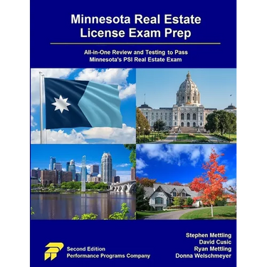 Minnesota Real Estate License Exam Prep: All-in-One Review and Testing to Pass Minnesota's PSI Real Estate Exam