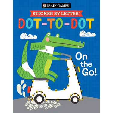 Brain Games - Sticker by Letter - Dot-To-Dot: On the Go!