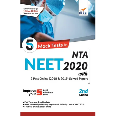 5 Mock Tests for NTA NEET 2020 with 2018 & 2019 Question Papers - 2nd Edition