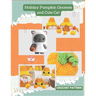 Holiday Pumpkin Gnomes and Cute Cat Crochet Pattern: Easy Crochet Activity with Halloween Projects