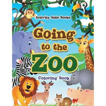 Going to the Zoo Coloring Book