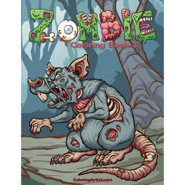 Zombie Coloring Book 3