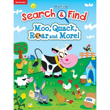 My First Search & Find: Moo, Quack, Roar and More!