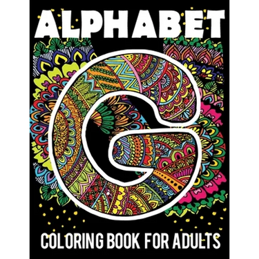 Coloring book: Alphabet coloring book for adults