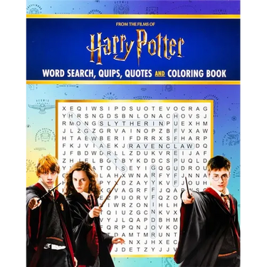 Harry Potter Word Search, Quips, Quotes, and Coloring Book