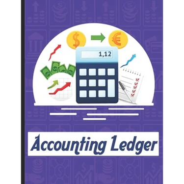 accounting ledgers for bookkeeping: Accounting General Ledge, sustained and long lasting tracking and record keeping Size:8.5"x11" in 100