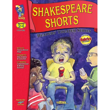 Shakespeare Plays Adapted for Readers Theater with Scripts & Activities Gr 2-4