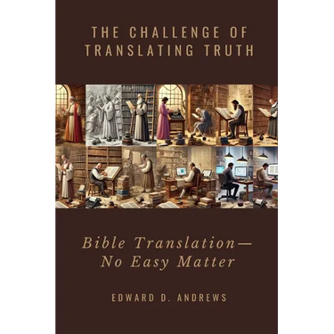 The Challenge of Translating Truth: Bible Translation - No Easy Matter