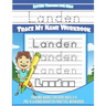 Landen Letter Tracing for Kids Trace my Name Workbook: Tracing Books for Kids ages 3 - 5 Pre-K & Kindergarten Practice Workbook