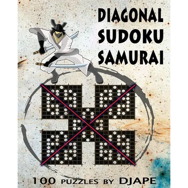 Diagonal Sudoku Samurai X: 100 puzzles