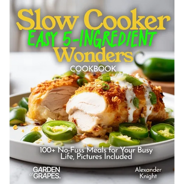 Slow Cooker Easy 5-Ingredient Wonders: 100+ No-Fuss Meals for Your Busy Life, Pictures Included