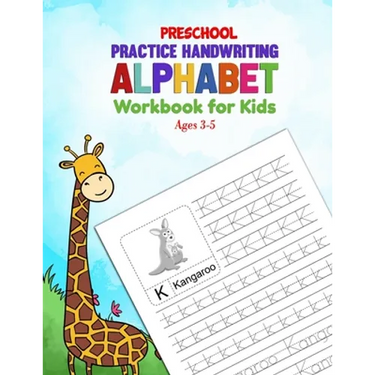 Preschool Practice Handwriting Alphabet Workbook for Kids Ages 3-5: Kids learning activity Book for Practice Alphabet Writing