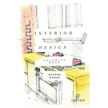 Interior Design Coloring Book