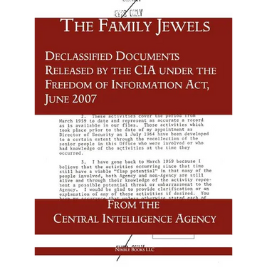 The "Family Jewels": Declassified Documents Released by the CIA under the Freedom of Information Act, June 2007