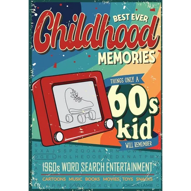 Best Ever Childhood Memories 1960s Word Search Entertainment: Things Only A 60s Kid Will Remember Word Search Book for Adults