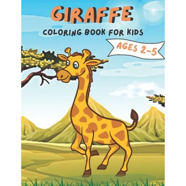 Giraffe Coloring Book For Kids Ages 2-5: Giraffe Coloring Book for kids.35 Giraffe design