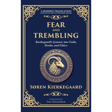 Fear and Trembling: Kierkegaard's Journey into Faith, Doubt, and Ethics (Deluxe Hardbound Edition)