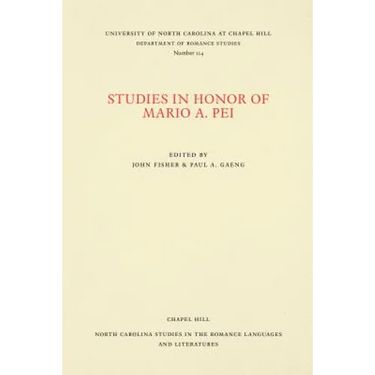 Studies in Honor of Mario A. Pei