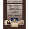 Forcella V. Warden, N J State Prison U.S. Supreme Court Transcript of Record with Supporting Pleadings