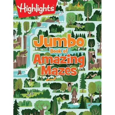 Jumbo Book of Amazing Mazes: Maze Puzzle Book for Kids Packed with Over 175 Puzzles, Code-Word Mazes, Quiz Mazes and Logic Games for Kids 6 and Up