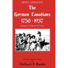 The German Canadians 1750-1937