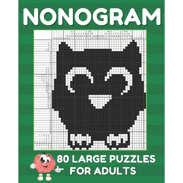 Nonogram Puzzle Books For Adults: Large Griddlers Logic Puzzles Picross Puzzle Book