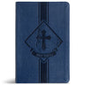 KJV Kids Bible, Thinline Edition, Navy Leathertouch