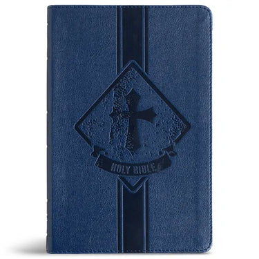 KJV Kids Bible, Thinline Edition, Navy Leathertouch