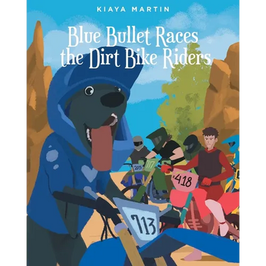 Blue Bullet Races the Dirt Bike Riders
