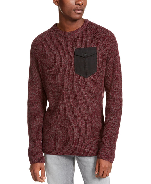 American Rag Men's Crewneck Pocket Sweater Red by Steals