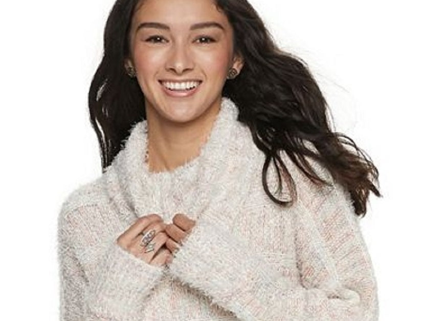 American Rag Juniors' Turtleneck Sweater White by Steals