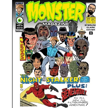 MONSTER MAGAZINE NO.6 COVER B by STERLING CLARK