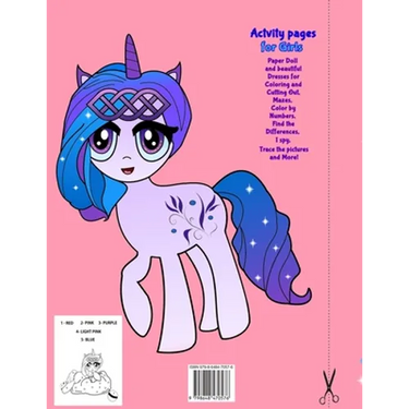 Sweet Angel: Sweet Angel the Paper Doll. Activity Book for Girls Ages 4-8