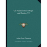 On Mankind their Origin and Destiny V2