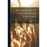 Vocabulary Of The Shoshone Language