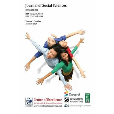 Journal of Social Sciences (COES&RJ-JSS) Vol.9 No.1