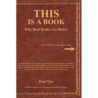 THIS Is a Book: Why Real Books Are Better