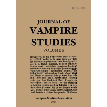 Journal of Vampire Studies: Vol. 5 (2025)