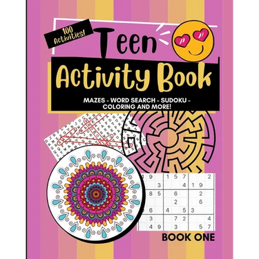 Teen Activity Book Volume One: Coloring, Word Search, Mazes, Sudoku and more!