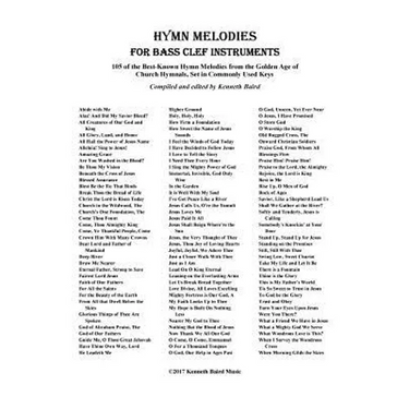 Hymn Melodies for Bass Clef Instruments
