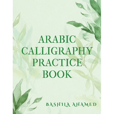 Arabic calligraphy practice book