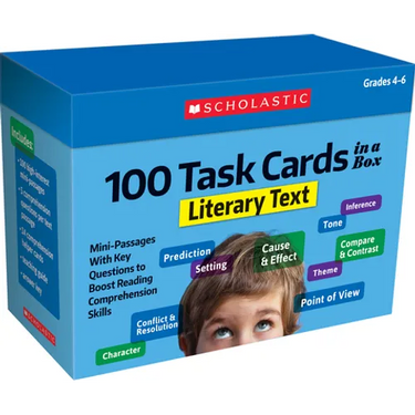100 Task Cards in a Box: Literary Text