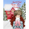 Just A Girl Who Loves Winter Journal: Holiday Composition Notebook Journaling Pages To Write In Notes, Goals, Priorities, Traditional Christmas Baking