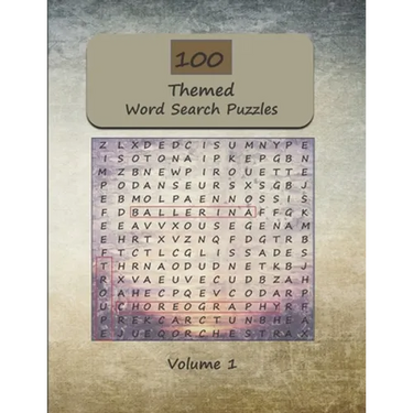 100 Themed Word Search Puzzles For Adults: Word Find and Seek Themed Brain Exercises for Adults and Seniors Volume 1