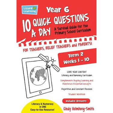 Lizard Learning 10 Quick Questions A Day Year 6 Term 2