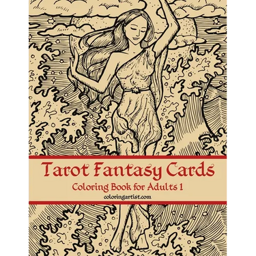Tarot Fantasy Cards Coloring Book for Adults 1