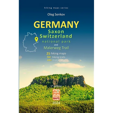 GERMANY, Saxony Switzerland National Park and Malerweg Trail, hiking maps
