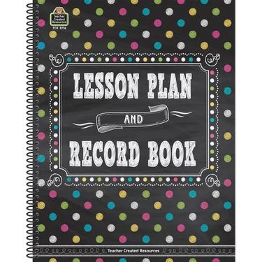 Chalkboard Brights Lesson Plan and Record Book