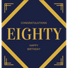 Happy 80th Birthday Guest Book (Hardcover): Happy 80th Birthday Guest book, party and birthday celebrations decor, memory book, eighty birthday, happy